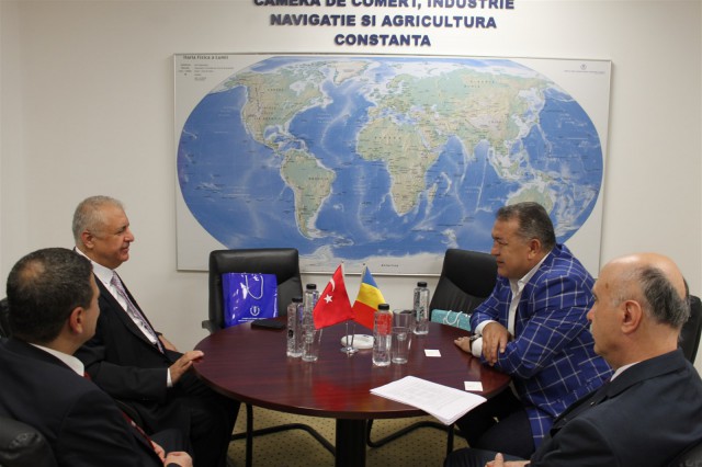 Noul Consul General al Republicii Turcia la Constanţa, în vizită la CCINA