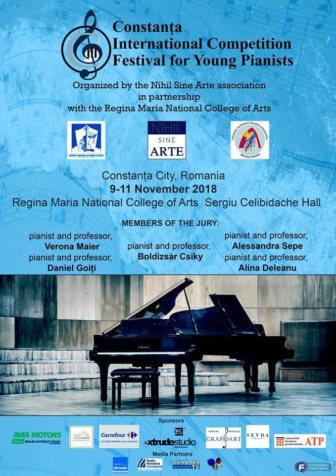 Concurs pentru tinerii pianiști la Colegiul Național de Arte „Regina Maria” Constanța Concurs pentru tinerii pianiști la Colegiul Național de Arte „Regina Maria” Constanța