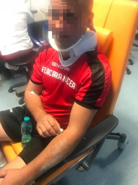 Un jucător a fost AGRESAT în timpul unui meci de fotbal, în județul Constanța!