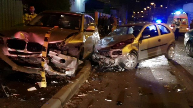 Accident rutier în Coiciu: două maşini 'şifonate'; un ATV răsturnat! FOTO!