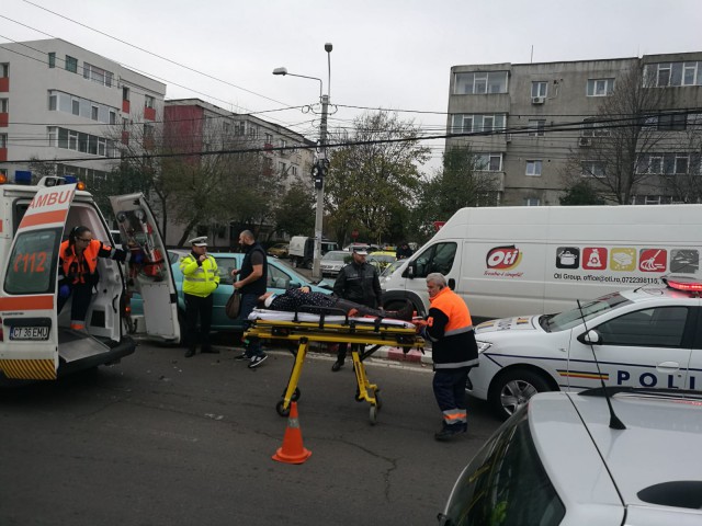 ACCIDENT RUTIER în sensul giratoriu din Km 4 -5!