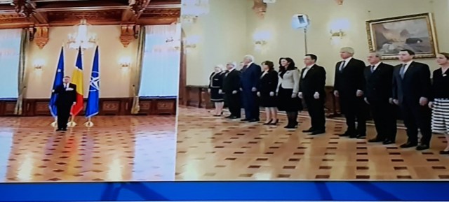 Miniștrii acceptați au depus depus jurământul!