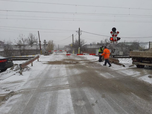 Primăria Valu lui Traian intervine pentru deszăpezirea drumurilor