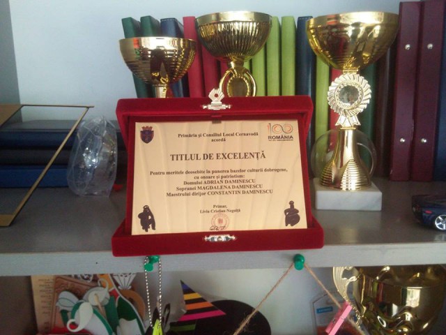Adrian Daminescu a primit titlul de excelență din partea Primăriei Cernavodă