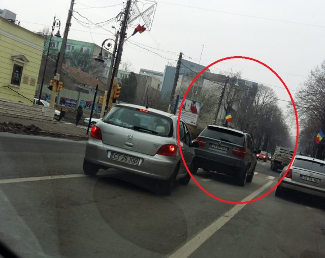 BMW 'PARCAT' în mijlocul bulevardului Ferdinand!