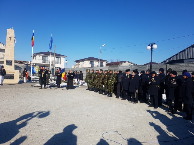 În Cumpăna a fost construit un monument în cinstea eroilor din Primul și al Doilea Război Mondial. VIDEO!