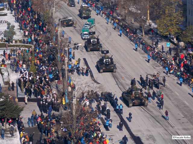 IMAGINI impresionante. ZIUA MARII UNIRI, de la Constanța, văzută de la înălțime!