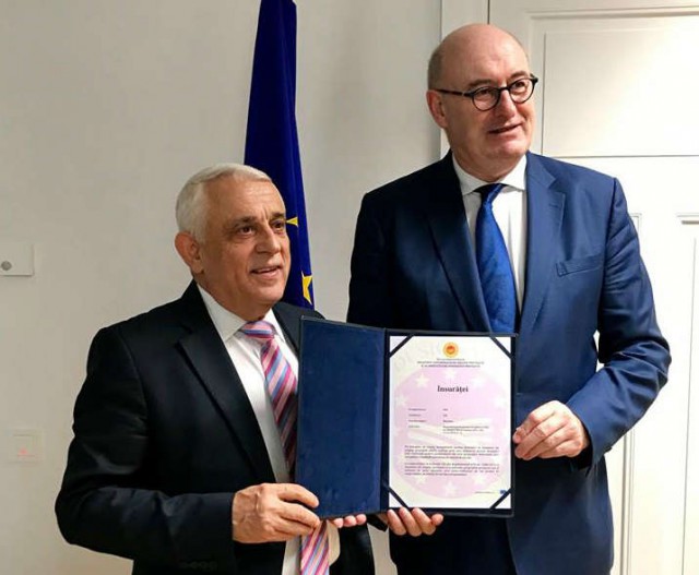 Daea a primit la Bruxelles certificatele de înregistrare pentru 
