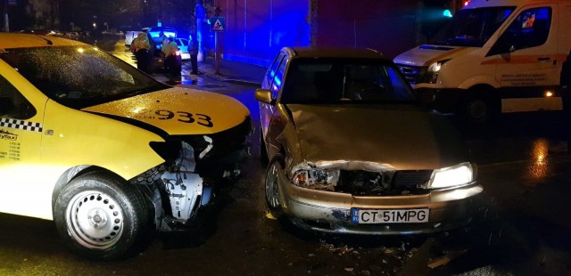Accident rutier în Constanţa: doi răniţi