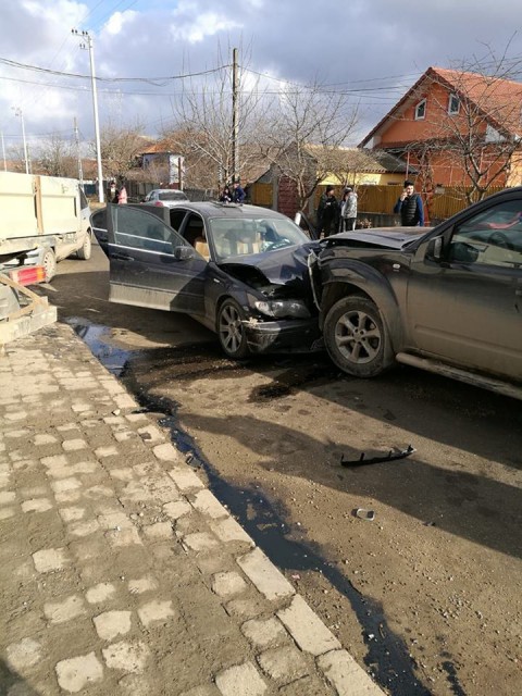 Accident rutier în Cumpăna: o femeie, rănită