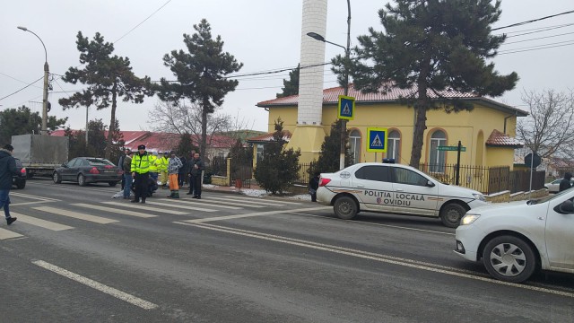Accident rutier în Ovidiu: un tânăr a ajuns la spital!