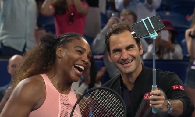 Primul meci din istorie dintre Federer şi Serena Williams: „Tipul ăsta e grozav, cel mai bun din toate timpurile”