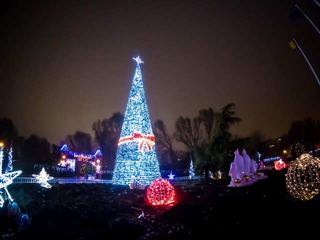 Moș Crăciun a fost la Constanța, în Tărâmul Magic al Crăciunului