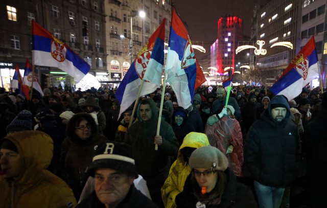 Serbia: Nouă manifestaţie anti-Vucic la Belgrad