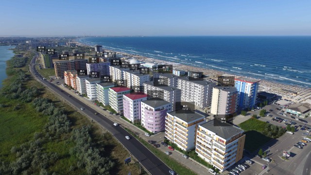 Modificare proiect construcție imobil de 7 etaje prin completarea cu încă un etaj, în Mamaia Nord