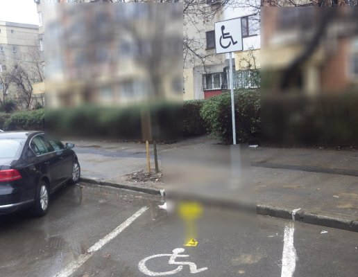 AMENZI USTURĂTOARE pentru cei care parchează pe locurile pentru persoanele cu dizabilități!
