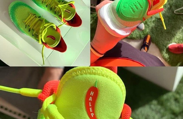 Simona Halep, cu ardeiul pe încălțările sport. Cum arată logo-ul creat de Nike special pentru ea: 