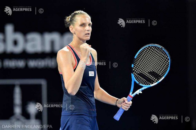 Karolina Pliskova, învingătoare în turneul WTA de la Brisbane