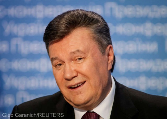 Fostul preşedinte ucrainean Viktor Ianukovici, condamnat în lipsă la 13 ani de închisoare