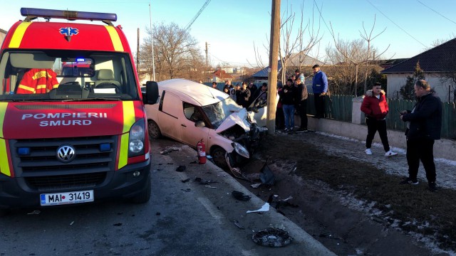 ACCIDENT RUTIER cu persoană ÎNCARCERATĂ, în Constanța: a fost implicat și un TIR
