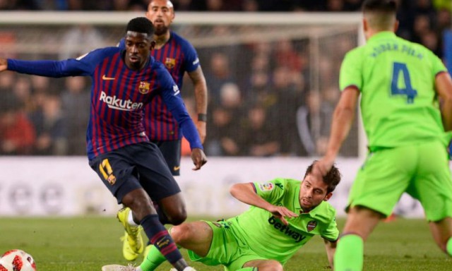 Barcelona, în sferturile Cupei, dar ar putea fi exclusă! Dublă Dembele, gol Messi