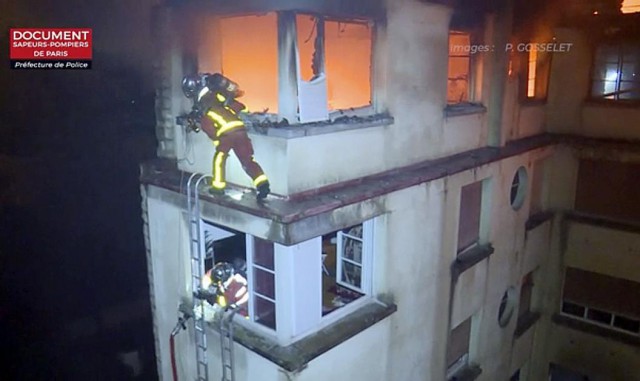 Incendiu la Paris: Femeia arestată ieşise recent dintr-un spital de psihiatrie şi avea antecedente de violenţă