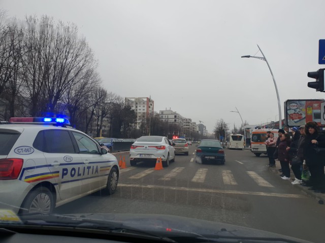Accident rutier la City Park Mall