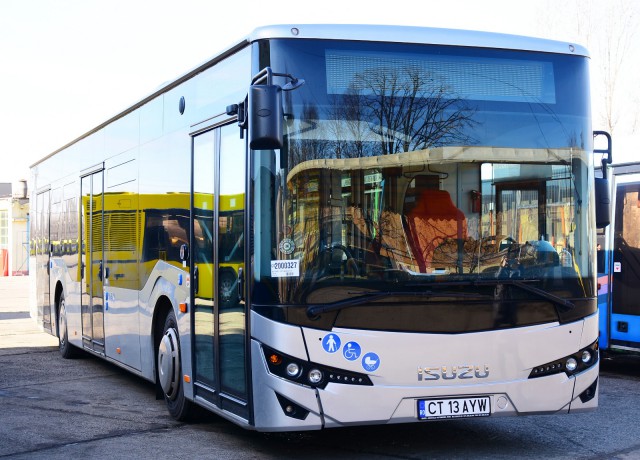 Ultimul lot de autobuze ISUZU, introdus pe străzile din Constanța