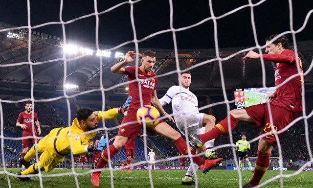 Roma - Milan 1-1. Cele două rivale rămân despărțite de un punct în clasament
