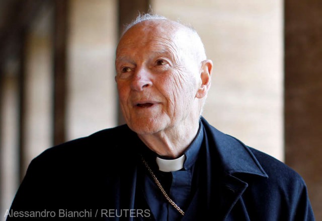 Fostul cardinal McCarrick, acuzat de abuzuri sexuale, a fost caterisit de Vatican