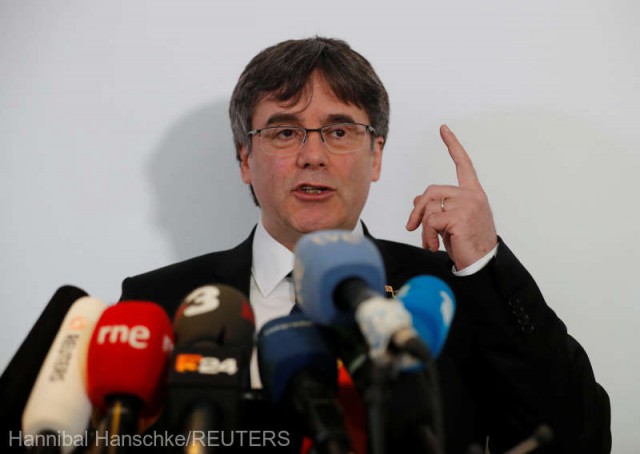 Fostul lider catalan Carles Puigdemont: Procesul împotriva secesioniştilor este „un test pentru democraţia spaniolă“