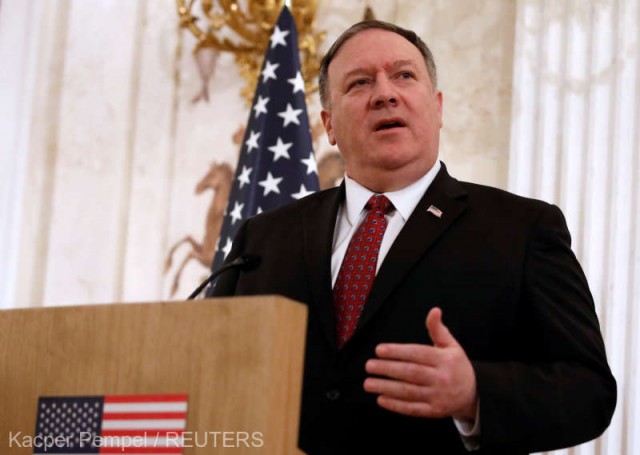 Pompeo confirmă că s-a aflat pe fir în timpul discuţiei telefonice Trump-Zelenski