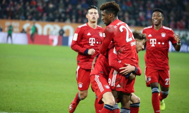 Augsburg - Bayern 2-3. Dublă și assist Coman!