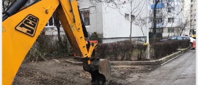 Locuri de parcare în locul garajelor demolate