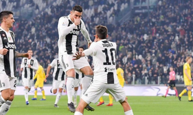 Juventus - Frosinone 3-0. Goluri Dybala, Bonucci și Ronaldo