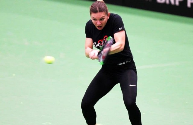 Suprafața din Cehia, problemă pentru Simona Halep și Monica Niculescu: „E foarte mult verde, luminile sunt ciudate, dar ne obișnuim”