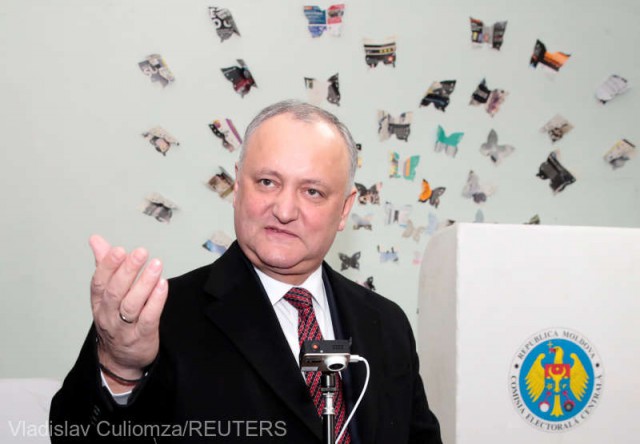 Alegeri în Republica Moldova: Igor Dodon a refuzat să voteze la referendumul consultativ pentru reducerea numărului de parlamentari