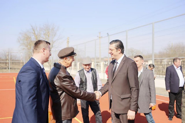 Horia Țuțuianu, prezent la inaugurarea bazei sportive multifuncționale de la Chirnogeni