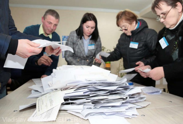 Alegeri în Republica Moldova: Socialiştii au obţinut 31,32% din voturi, iar principalul partid de opoziţie - 26,41%
