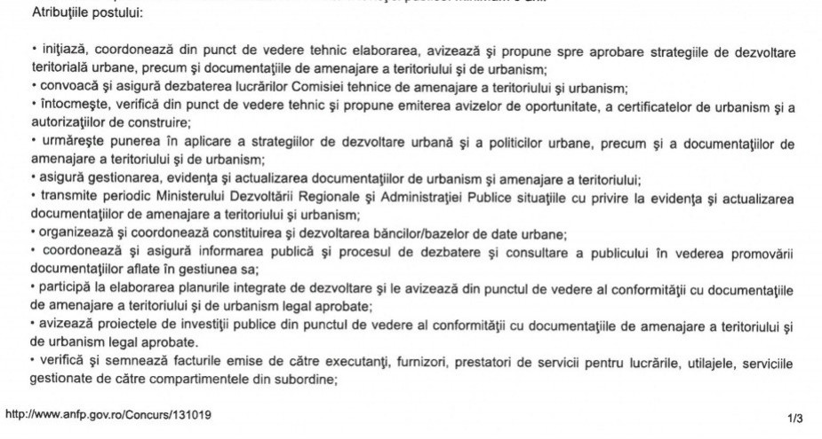 Primăria Cernavodă angajează arhitect șef! Primăria Cernavodă angajează arhitect șef!