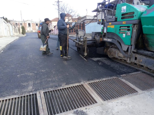 A cincea stradă asfaltată la Cernavodă în decurs de o lună