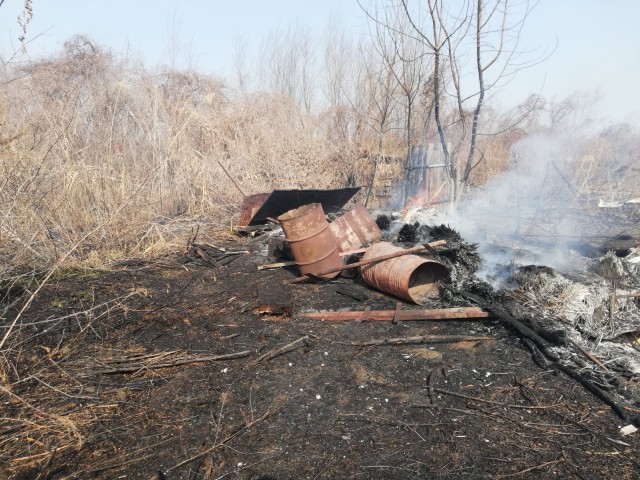 Incendiu de proporții în Tulcea: mai multe gospodării afectate!