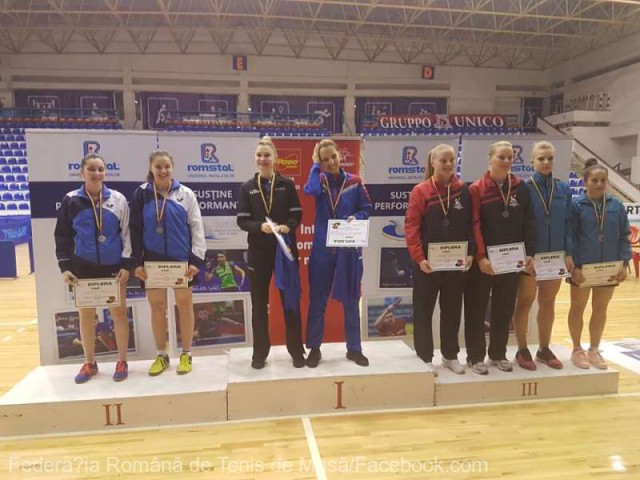 Tenis de masă: Perechile Samara/Dodean Monteiro şi Ionescu/Chiriţă, campioane naţionale la dublu