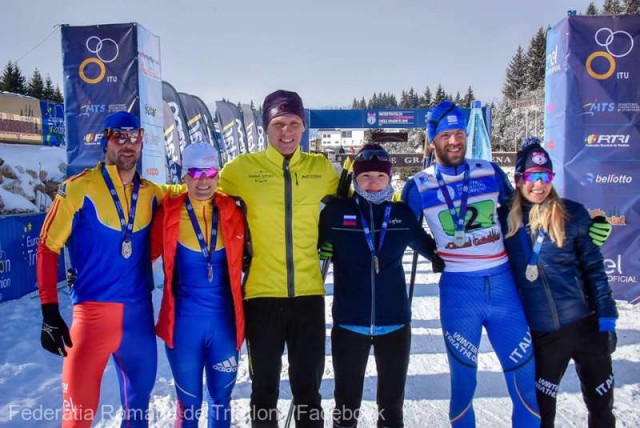 România a câştigat patru medalii la Campionatele Europene de Winter Triathlon de la Cheile Grădiştei
