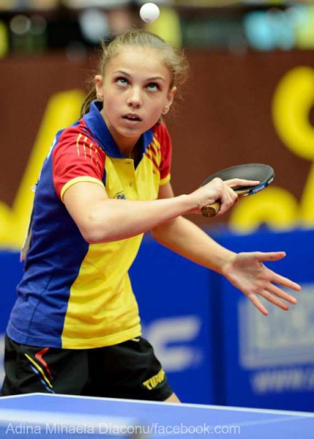 Tenis de masă: Adina Diaconu, medaliată cu aur la Europenele Under-21 din Portugalia