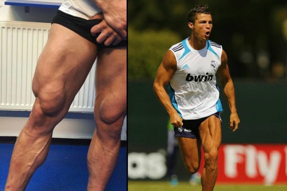 Andreas Calcan de la Viitorul l-a depășit pe Cristiano Ronaldo la nivelul masei musculare