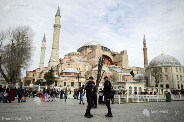 Turcia: Erdogan vrea să redenumească fosta catedrală Sfânta Sofia în „moscheea Sfânta Sofia“