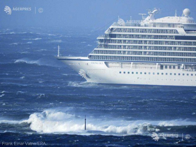 Norvegia: Evacuare a navei de croazieră Viking Sky ca urmare a defectării motorului, 16 răniţi