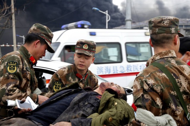 Explozie într-o uzină din China: bilanţul urcă la 44 de morţi