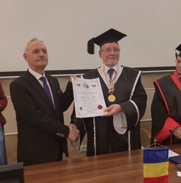 Universitatea 'Andrei Șaguna' îi acordă titlul de DOCTOR HONORIS CAUSA profesorului universitar doctor Laurențiu Șoitu!